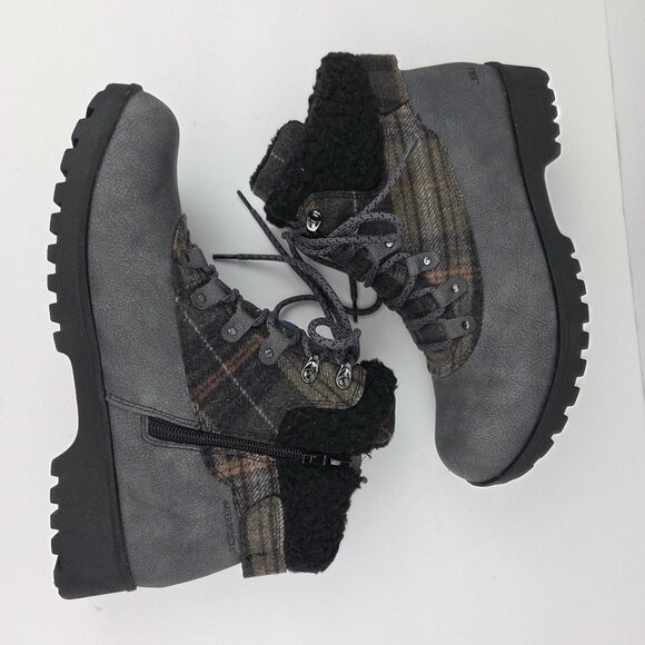 Jambu Water Resistant Redrock  Hiking Boot Gray Plaid Size 9 - Picture 4 of 13